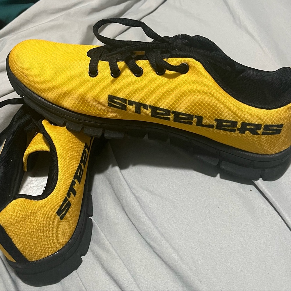 Size 12 Yellow and Black Stealth Sneakers Performance Design
